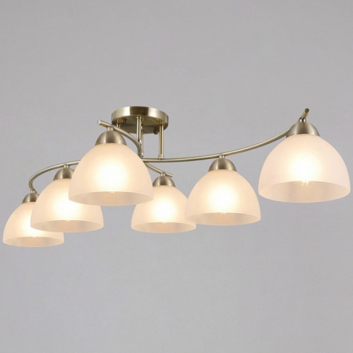 Люстра на штанге ILLUMICO  IL0909-6CSQ-26 AB ELITE в Нижнем Новгороде