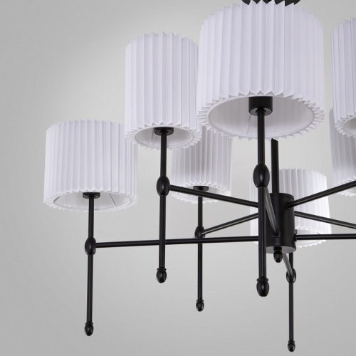 Люстра на штанге Eurosvet Notturno 60162/8 черный в Нижнем Новгороде фото 2