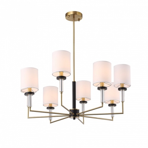 Люстра на штанге ST-Luce BLACK+BRASS SL1404.303.08 в Нижнем Новгороде фото 8