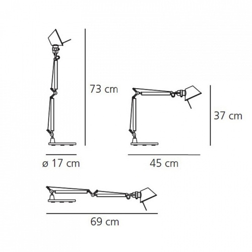 Настольная лампа офисная Artemide  A011860 в Нижнем Новгороде фото 3