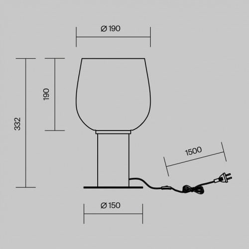 Настольная лампа декоративная Maytoni Smart Casual MOD414TL-01G в Нижнем Новгороде фото 4