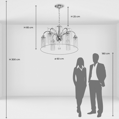 Подвесная люстра De City Бриз 24 111017706 в Нижнем Новгороде фото 12