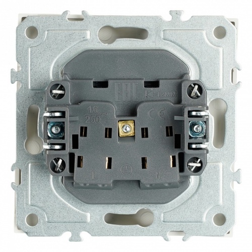 Розетка без заземления и со шторкой, без рамки Stekker Эмили 50234 в Нижнем Новгороде фото 5