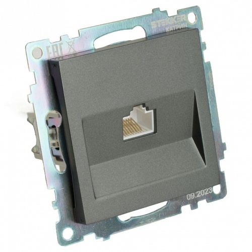 Розетка Ethernet RJ-45 без рамки Stekker Катрин 49418 в Нижнем Новгороде фото 3