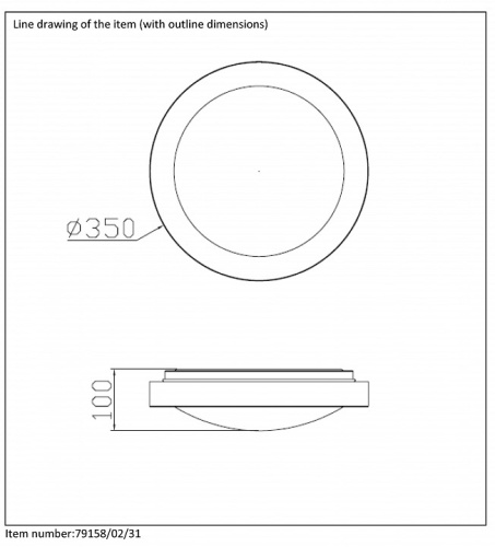 Накладной светильник Lucide Fresh 79158/02/31 в Владивостоке фото 2