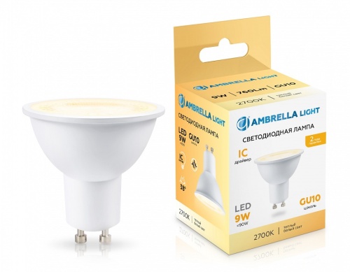 Лампа светодиодная Ambrella Light MR16 GU10 9Вт 2700K 190903 в Нижнем Новгороде фото 2