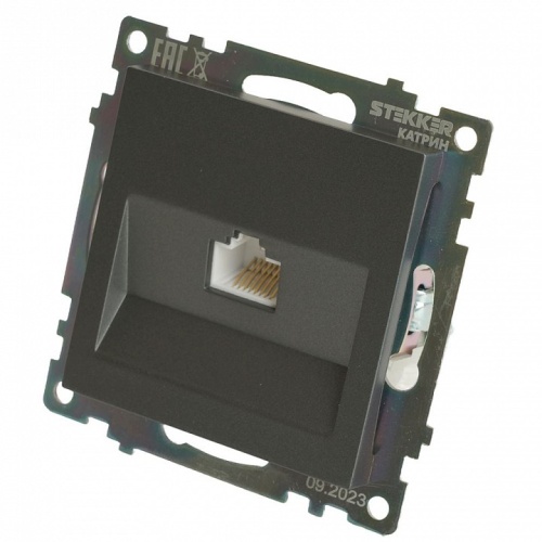 Розетка Ethernet RJ-45 без рамки Stekker Катрин 49418 в Нижнем Новгороде фото 5