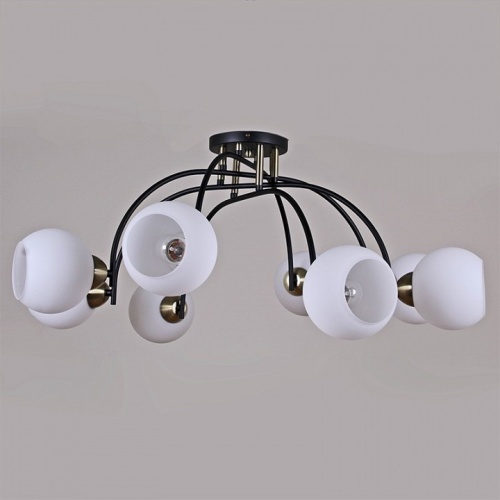 Потолочная люстра ILLUMICO  IL0250-8CSQ-79 BK AB в Нижнем Новгороде