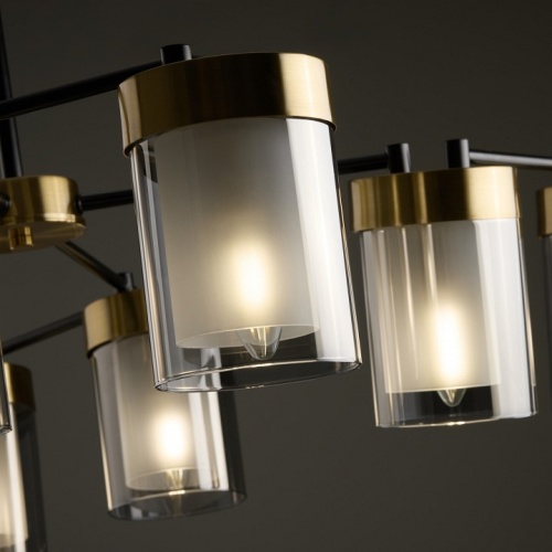 Люстра на штанге Freya Lora FR5432PL-08BBS в Нижнем Новгороде фото 6