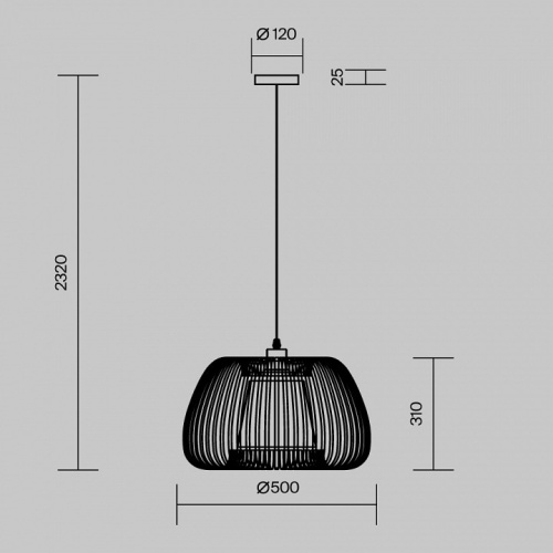 Подвесной светильник Maytoni Kirigami MOD409PL-01B в Нижнем Новгороде фото 2