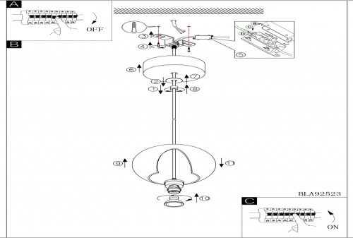 Подвесной светильник Eglo Pratella 92523 в Нижнем Новгороде фото 2