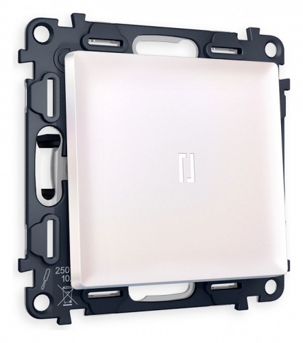 Выключатель одноклавишный с подсветкой без рамки Ambrella Volt ALFA MA202015 в Нижнем Новгороде