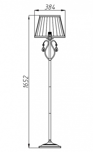 Торшер Maytoni Brionia ARM172-11-G в Гаджиево фото 5