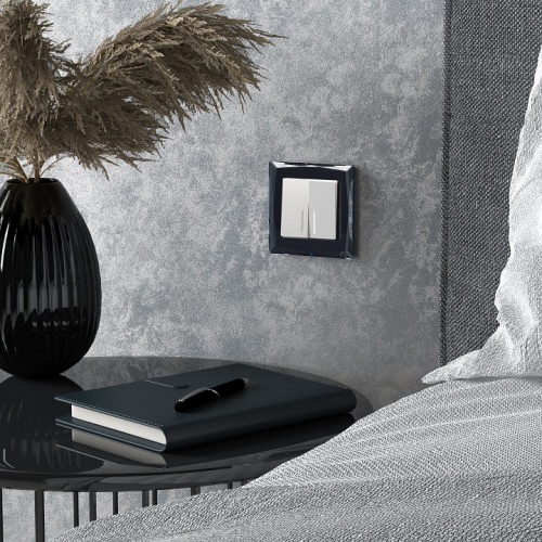 Выключатель двухклавишный с подсветкой без рамки Werkel белый матовый W1120161 в Нижнем Новгороде фото 4