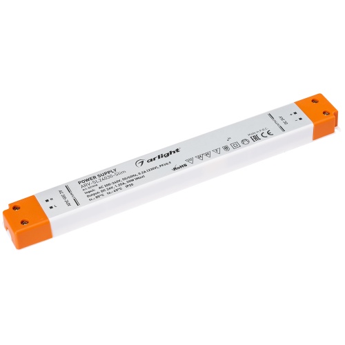 Блок питания ARV-SL24030-Slim (24V, 1.25A, 30W, PFC) (Arlight, IP20 Пластик, 3 года) в Нижнем Новгороде фото 2