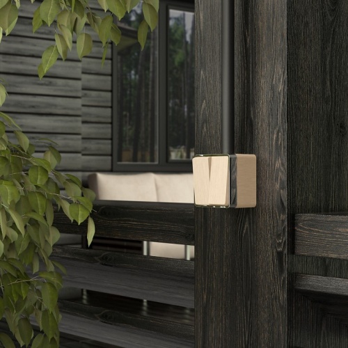 Выключатель двухклавишный влагозащищенный Werkel Gallant (шампань рифленый) W5020210 в Нижнем Новгороде фото 3