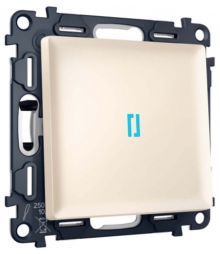 Выключатель самовозвратный одноклавишный с подсветкой, без рамки Ambrella Volt MA MA322060 в Нижнем Новгороде