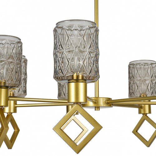 Люстра на штанге Indigo Preda 13025/7R Gold в Нижнем Новгороде фото 3