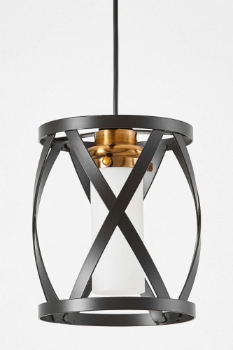 Подвесной светильник LUMINA DECO ASTILA LDP 1242-1 BK+MD в Нижнем Новгороде фото 2