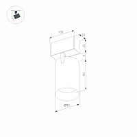 Светильник MAG-SPOT-25-R90-9W Warm3000 (BK-GD, 30 deg, 24V) (Arlight, IP20 Металл, 5 лет) в Пскове