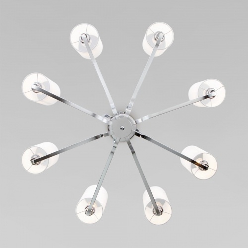 Подвесная люстра Eurosvet Purezza 60128/8 хром в Нижнем Новгороде фото 2