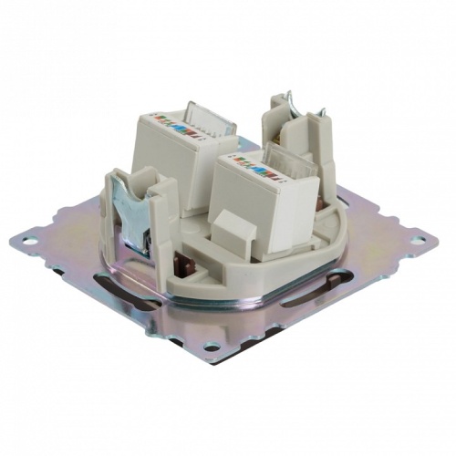 Розетка двойная Ethernet RJ-45 без рамки Stekker Катрин 50006 в Нижнем Новгороде фото 6