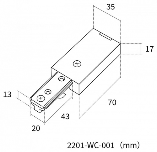 Токопровод концевой Favourite Practica 2201-WC-001 в Нижнем Новгороде фото 2
