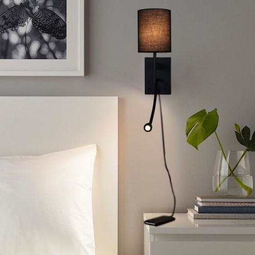 Бра с подсветкой 86210-9.2-001KT LED3W+E14 BK в Нижнем Новгороде фото 7