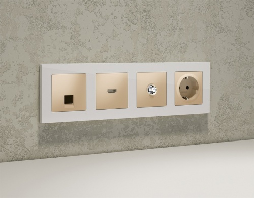 ТВ-розетка без рамки Ambrella Volt ALFA MA613050 в Нижнем Новгороде фото 2