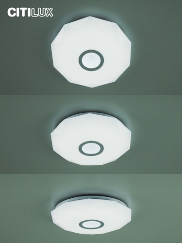 Накладной светильник Citilux Диамант Смарт CL713A30G в Радужном фото 7