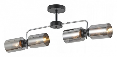 Люстра на штанге ILLUMICO  IL8249-4COU-79 BK CR в Нижнем Новгороде