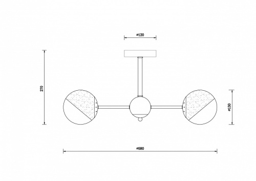 Люстра на штанге Freya Sonnet FR5271PL-05B в Нижнем Новгороде фото 3