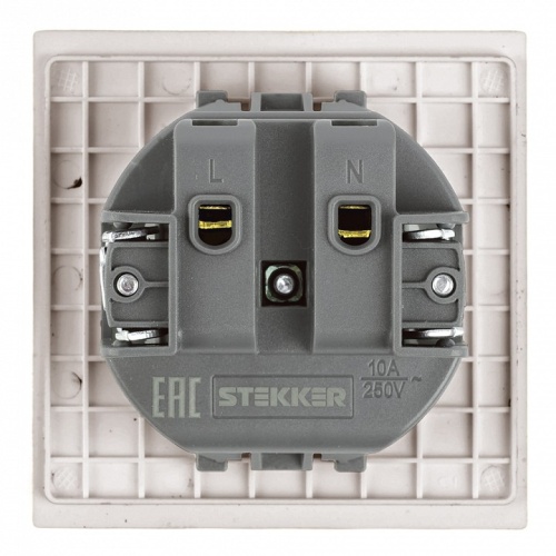 Розетка без заземления и со шторкой Stekker Мия 50483 в Нижнем Новгороде фото 5
