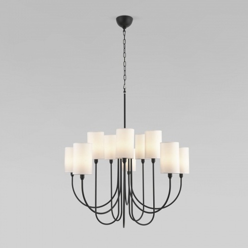 Подвесная люстра Eurosvet Abbey 60164/10 черный в Нижнем Новгороде фото 4