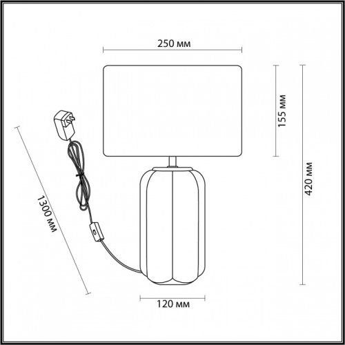 Настольная лампа декоративная Lumion Chi 5665/1T в Нижнем Новгороде фото 2