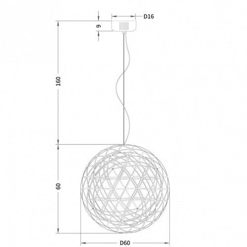 Подвесной светильник Divinare Galassia 1030/02 SP-92 в Нижнем Новгороде фото 5