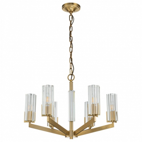 Подвесная люстра Belfast Malone 6035-6 BR CL в Нижнем Новгороде фото 8