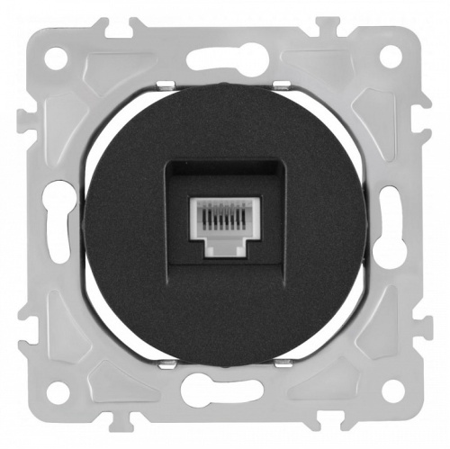 Розетка Ethernet RJ-45 без рамки Arte Milano am-202 202.45-1.black в Нижнем Новгороде