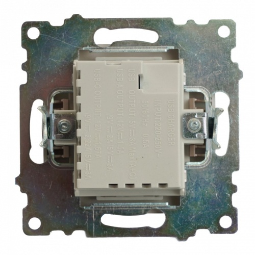 Розетка 2хUSB type A и C без рамки Stekker Катрин 50056 в Нижнем Новгороде фото 3