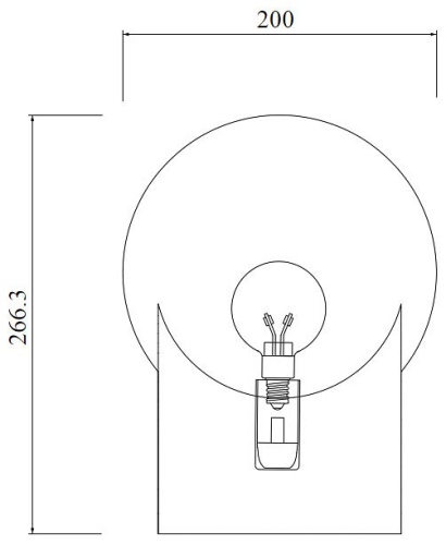 Настольная лампа декоративная Eurosvet Pax 01167/1 черный в Краснодаре фото 3