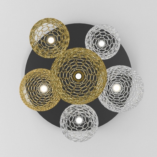 Подвесной светильник Eurosvet Ruche 90352/6 золото/хром в Нижнем Новгороде фото 5