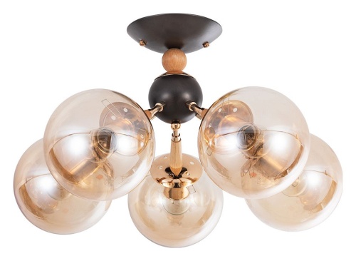 Люстра на штанге Arte Lamp Boston A4485PL-5BK в Нижнем Новгороде