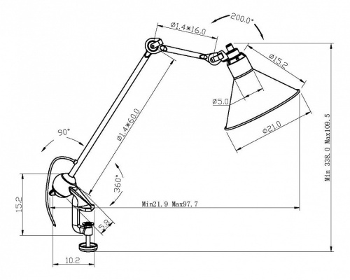 Настольная лампа офисная Lightstar Loft 765927 в Нижнем Новгороде фото 2