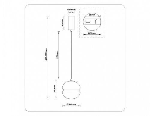 Подвесной светильник Ambrella Light LH LH11001 в Нижнем Новгороде фото 2
