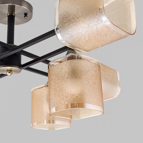 Люстра на штанге Imex MD.4212 MD.4212-8-S-BK+AB в Нижнем Новгороде фото 2