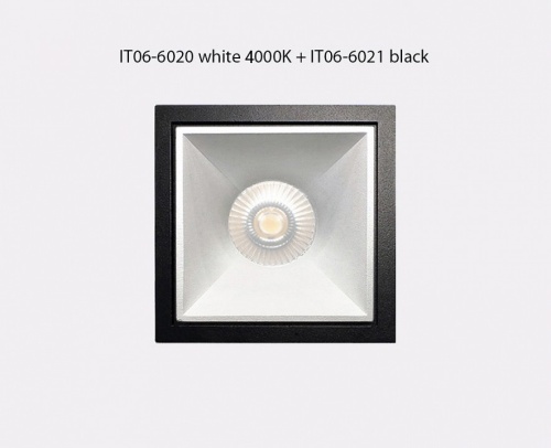 Встраиваемый светильник Italline IT06-6020 IT06-6020 white 4000K + IT06-6021 white в Суворове фото 3