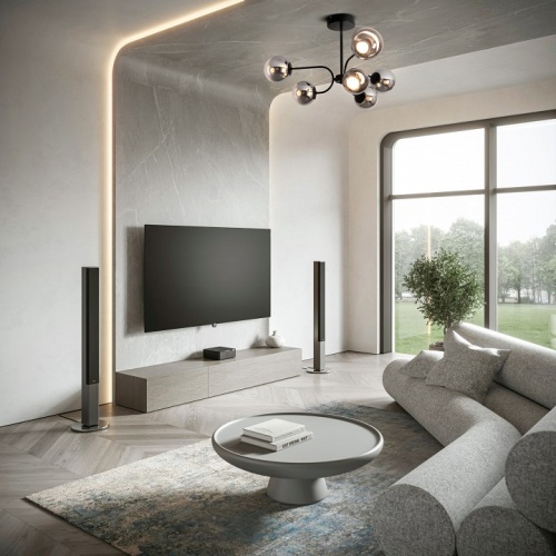 Люстра на штанге Freya Arch FR6178CL-L30B в Нижнем Новгороде фото 4