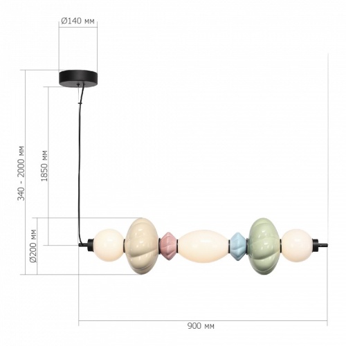 Подвесной светильник ST-Luce FLORENTINI SL6134.443.01 в Нижнем Новгороде фото 4