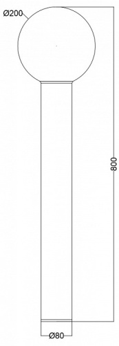 Наземный низкий светильник Maytoni Bold O598FL-01GR в Нижнем Новгороде фото 3