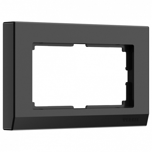 Рамка для двойной розетки Werkel Stark (черный) W0081808 в Нижнем Новгороде